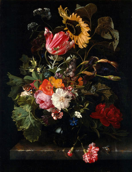 bouquet of flowers in a vase